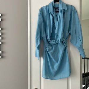 Never worn,  Jacquemus blue dress